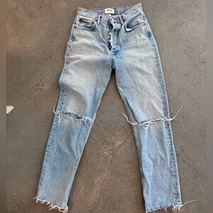 Agolde High Rise Women Jeans - Light Blue